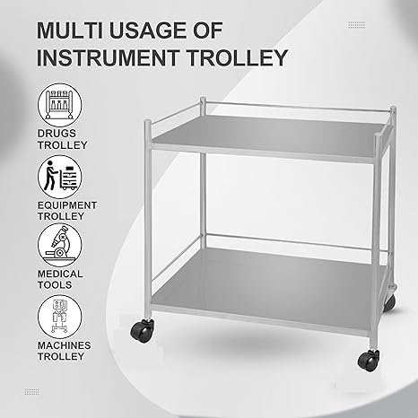 Medical Equipment's Trolley - Physiotherapy Equipment Trolley
